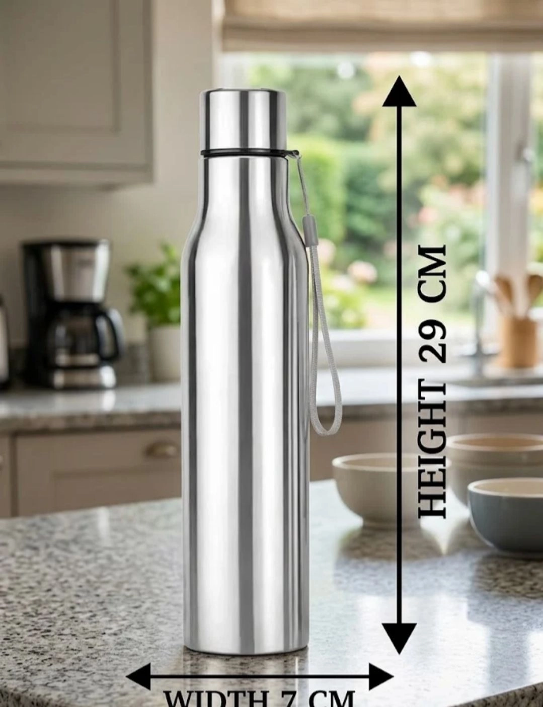 Stainless steel water bottle 1 liter 4