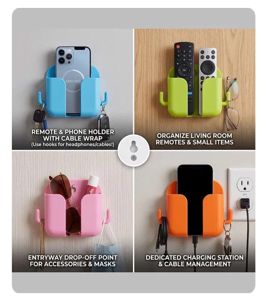 (Combo of 4 )Multi purpose stand with key hook 2
