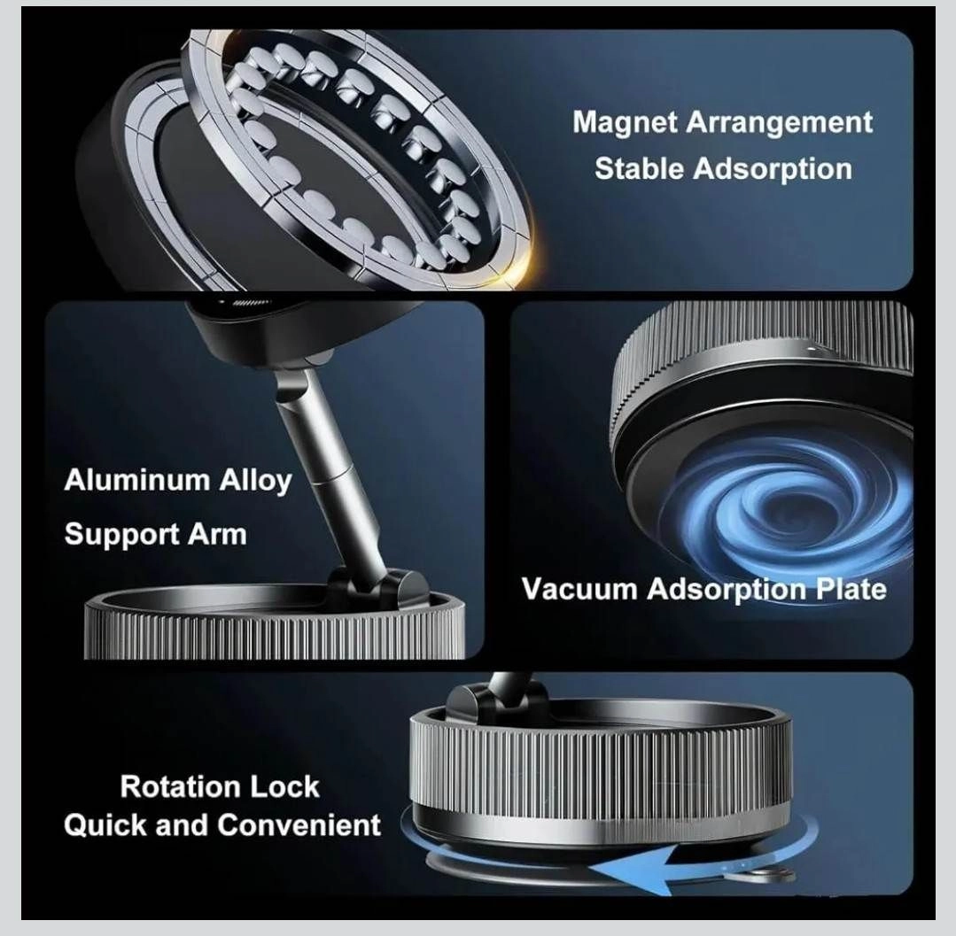 Mobile stand|magnetic holder |360° Rotating 7