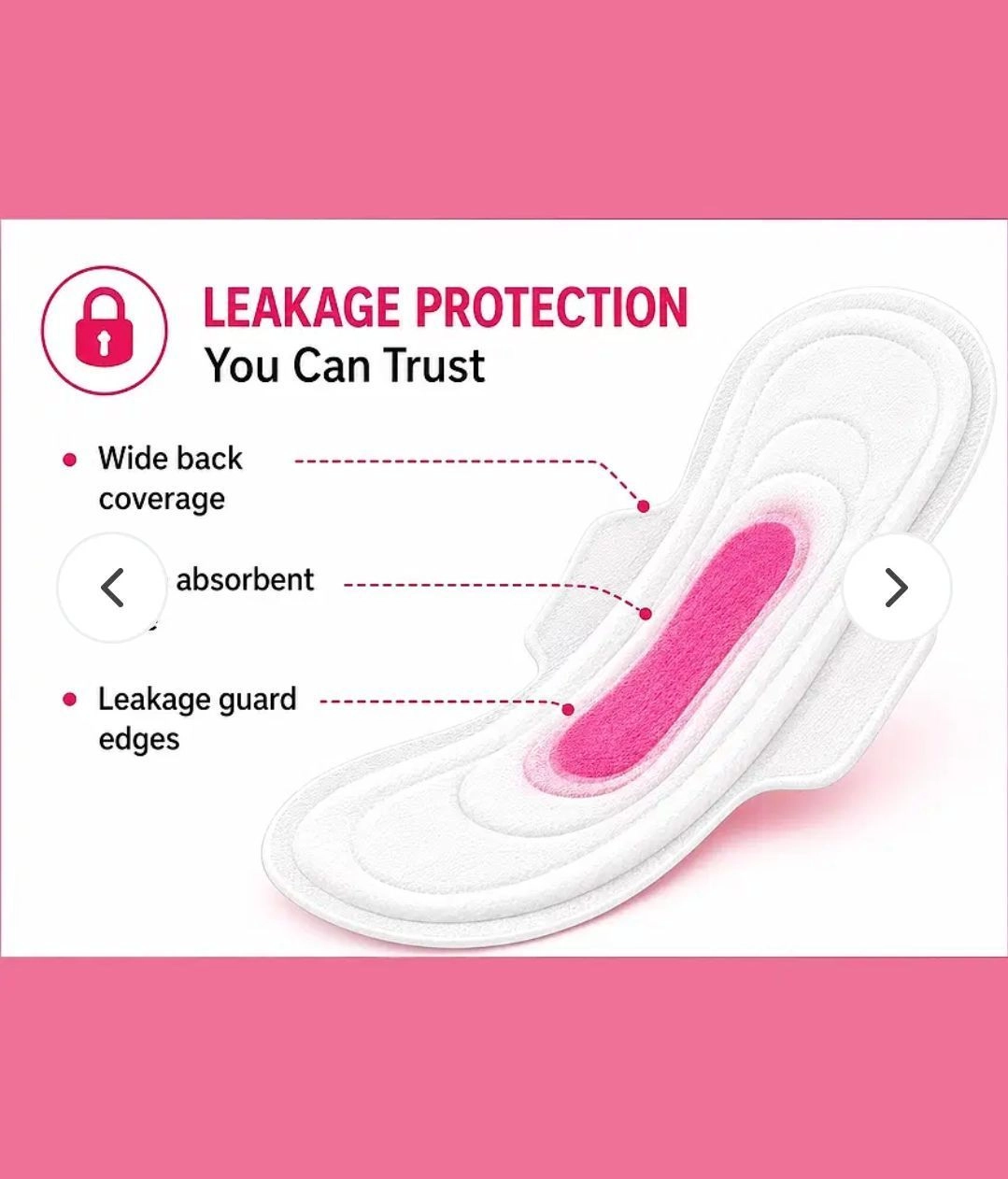 New soft Dry 3XL Sanitary pads