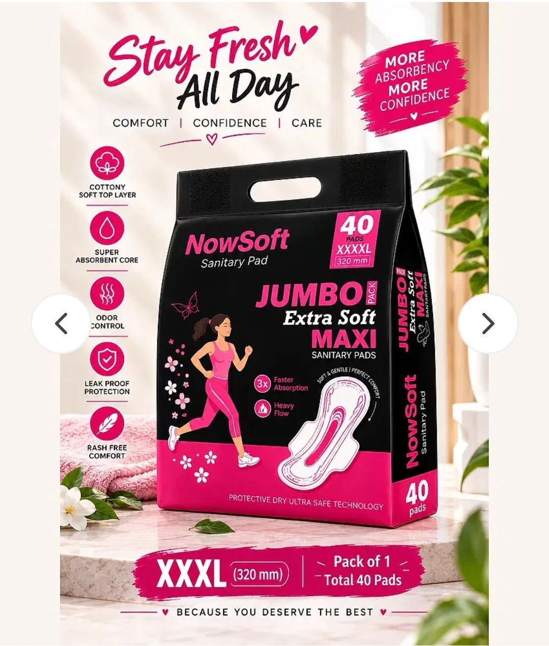 New soft Dry 3XL Sanitary pads 4