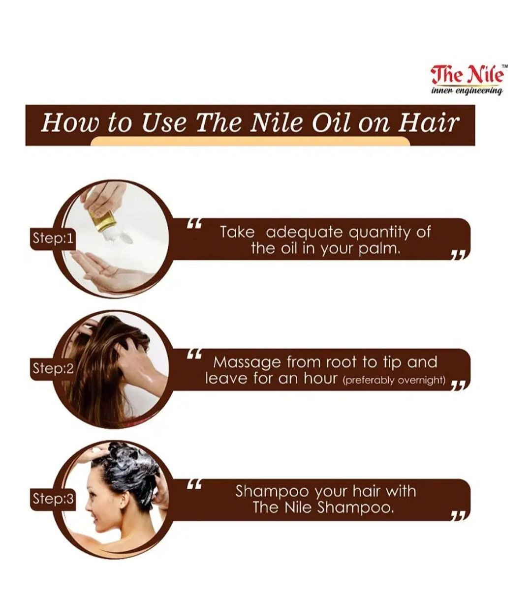 The Nile Castor Oil + Olive Oil + Sweet Almond Oil Combo - Pure Cold Pressed Oils for Hair & Skin - No Parabens, Sulphate, Silicones, Color - 100ml Each - Pack of 3 6