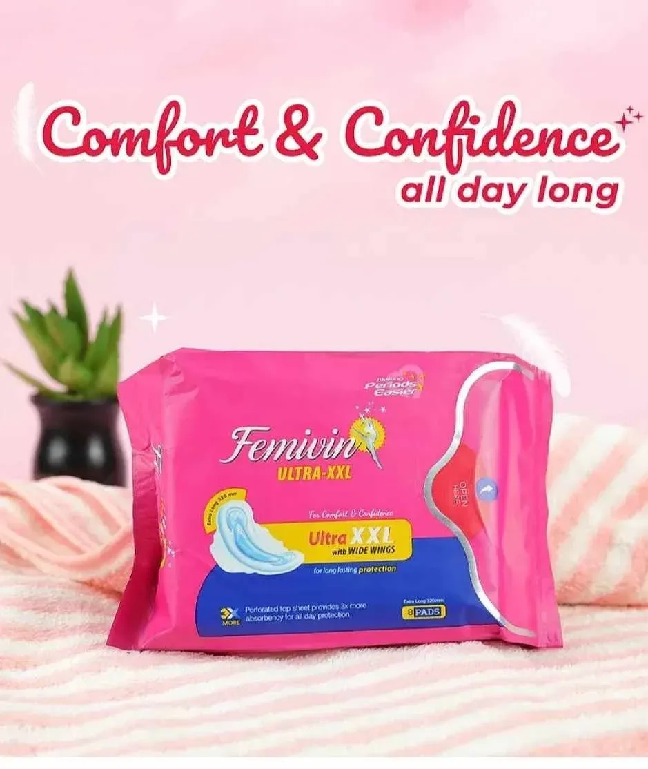 Femivir Ultra-XXL Sanitary Napkins – Pack of 3 4