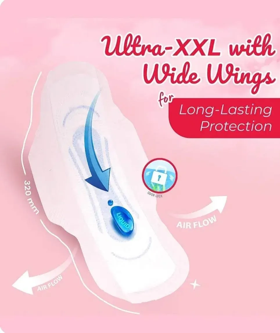Femivir Ultra-XXL Sanitary Napkins – Pack of 3 5