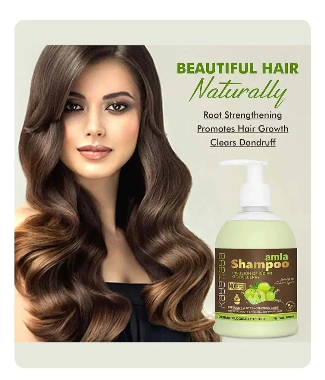 Kayamaya Amla Shampoo – Combo of 2 Bottles (300 ml Each)