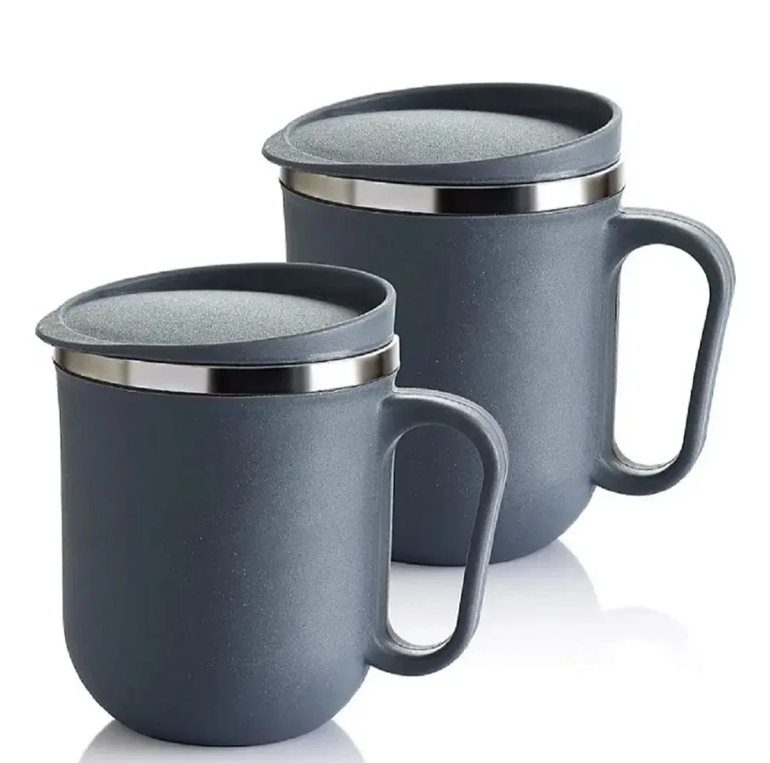 300 ml insulated mug with lid combo of 2 5