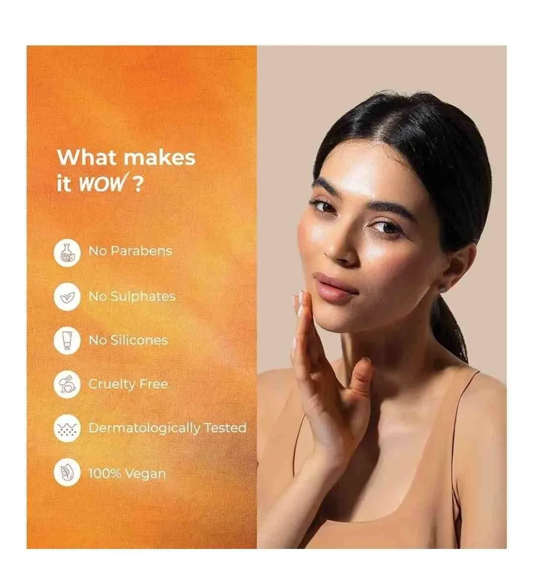 WOW Skin Science Vitamin C + Hyaluronic Acid Brightening Face Scrub | Gently Exfoliates | Smoothens Skin Texture | Hydrates Skin | Promotes Even-Toned Complexion | 100g
Product 5