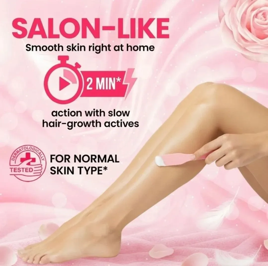 Silk plus - strawberry Rose hair removel cream combo of 2 4