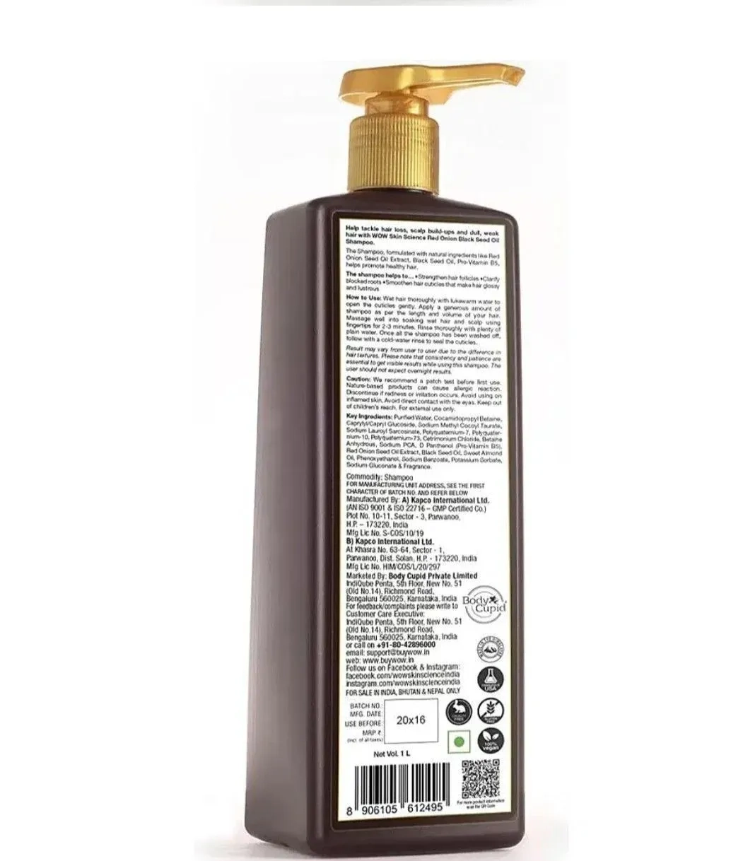 Onion shampoo 300 ml 4