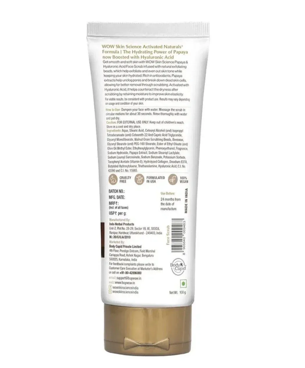 Wow skin science | Exfoliating Facial scrub | Men and woman 2