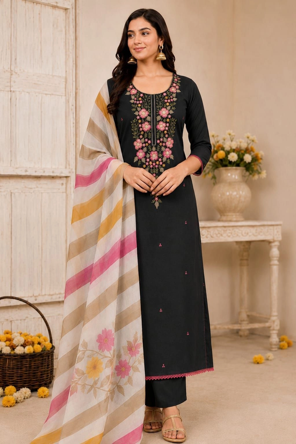 MIDNIGHT BLUE Churidhar