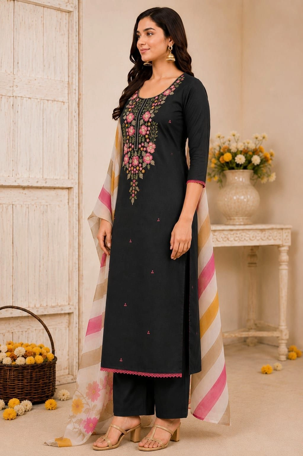 MIDNIGHT BLUE Churidhar 3