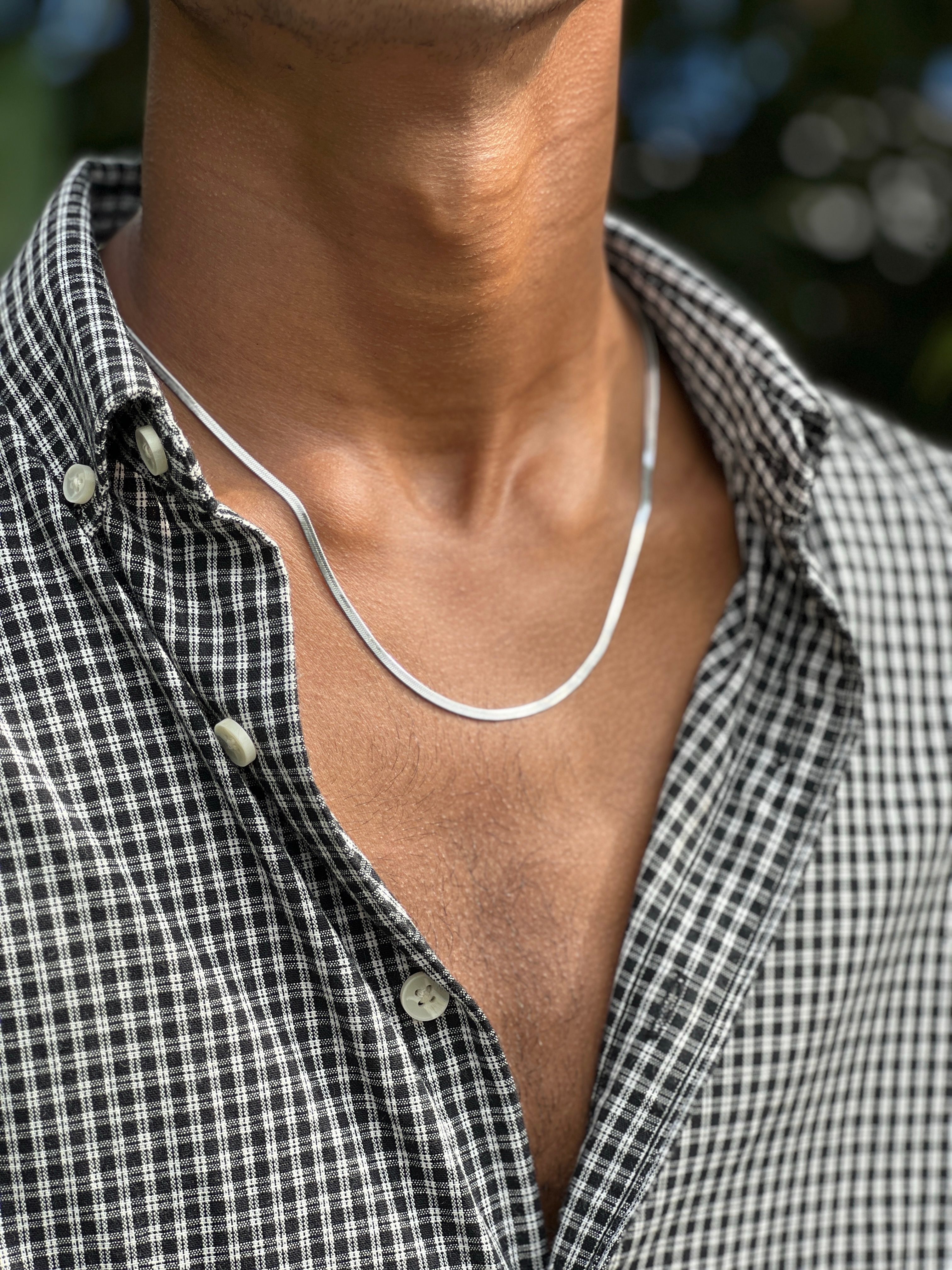 Snake chain silver 2