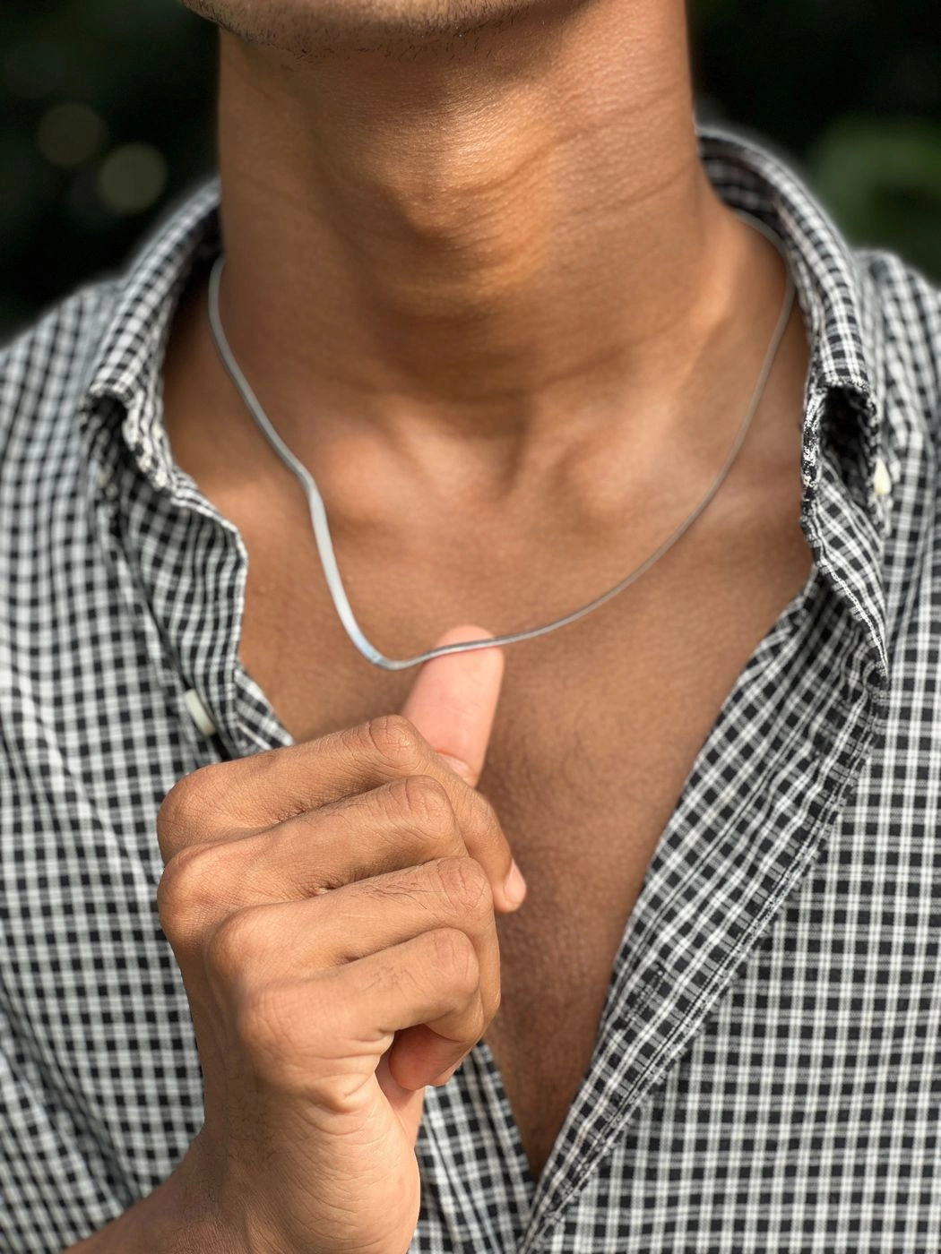 Snake chain silver 4