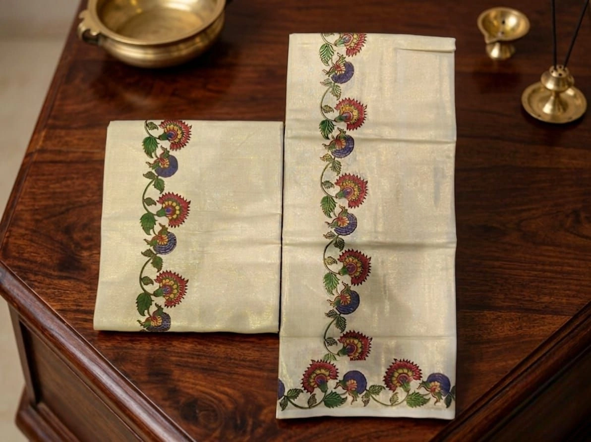Kasavu-Inspired Set Mundu