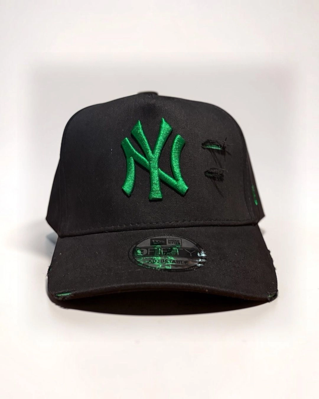 NY BLACK DISTRESSED (adjustable) 2