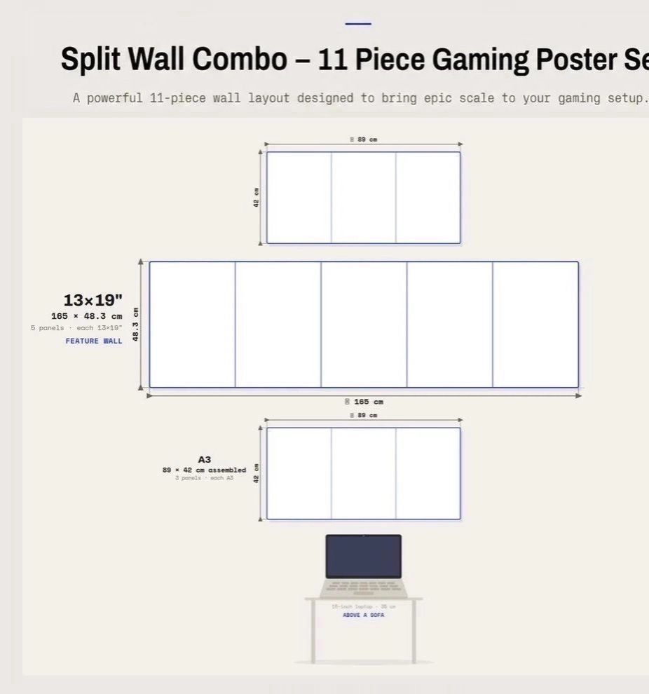 Ultimate M416 Gun skins Combo | Split posters | 3