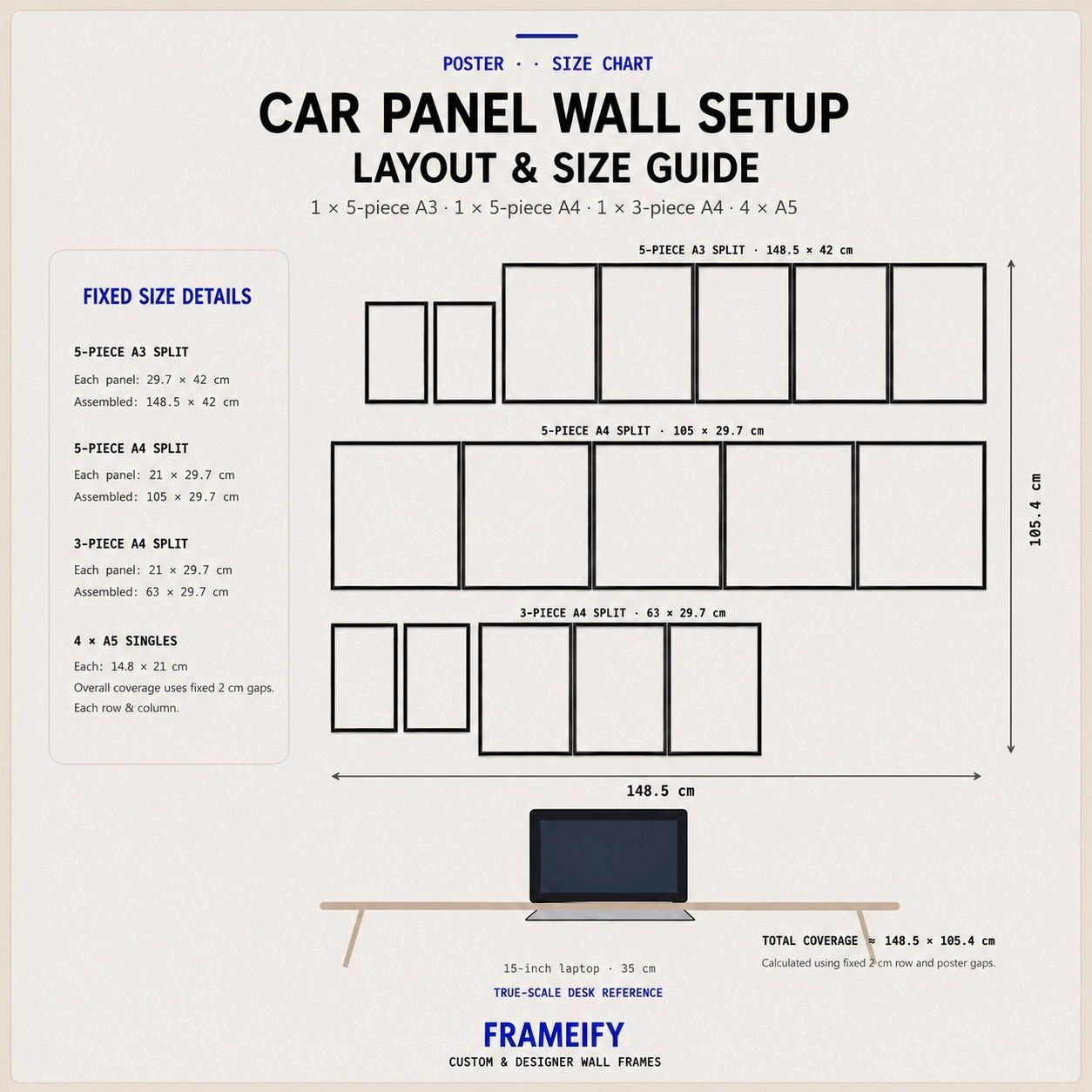 BMW M series combo| 17- piece Wall Setup 3
