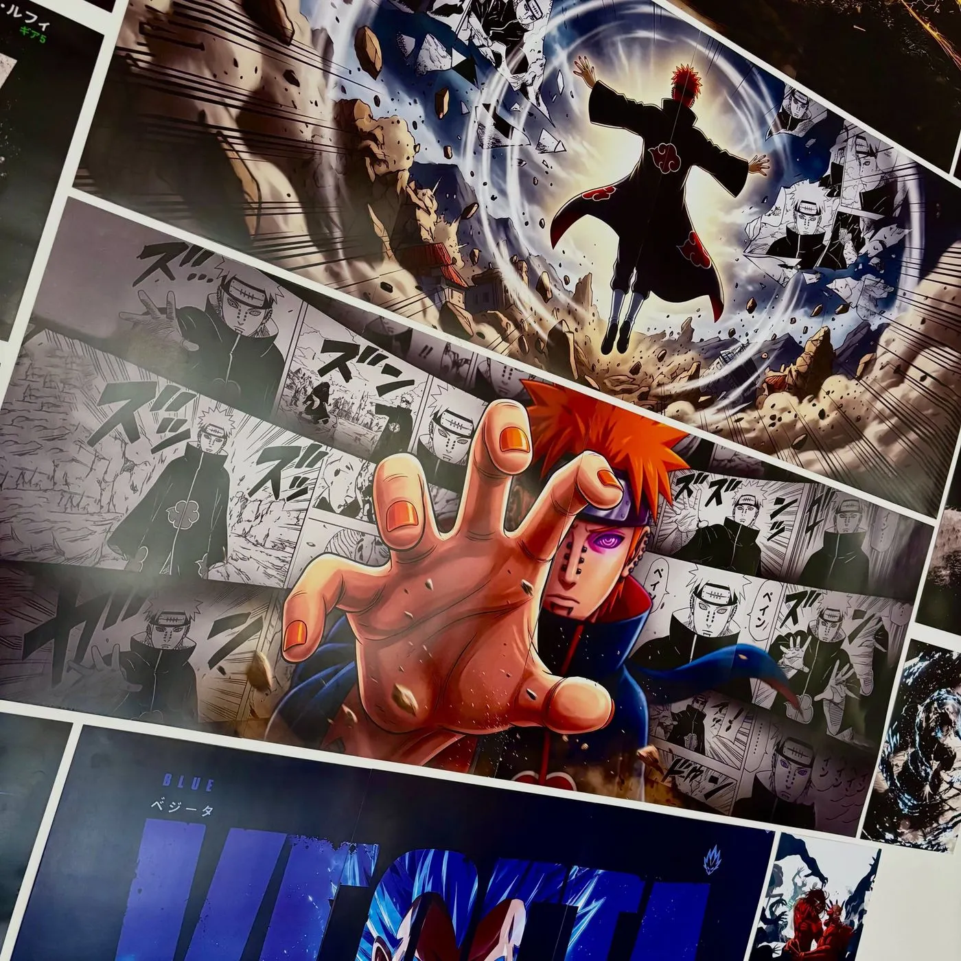 Ultimate ANIME mix Combo | Naruto | Dragon Ball Z | Pack of 31 Wall Setup