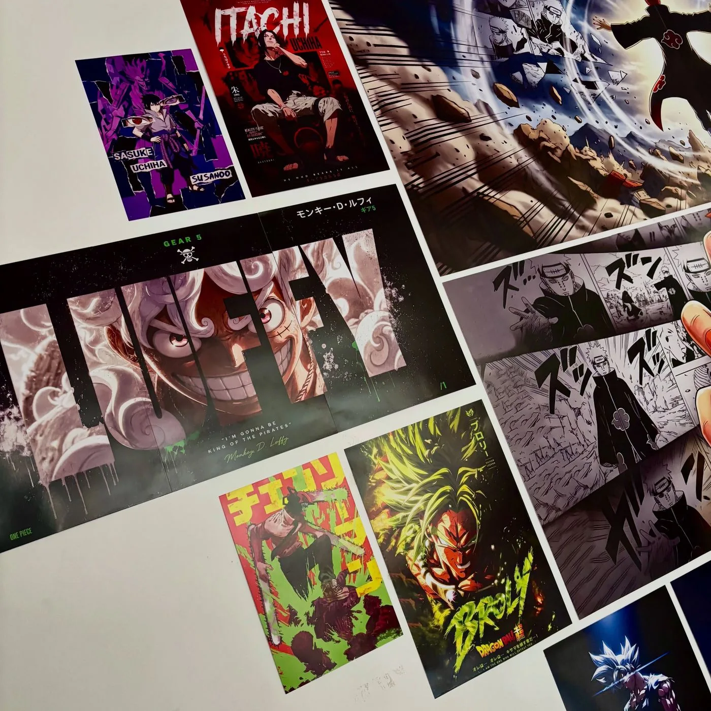 Ultimate ANIME mix Combo | Naruto | Dragon Ball Z | Pack of 31 Wall Setup 4