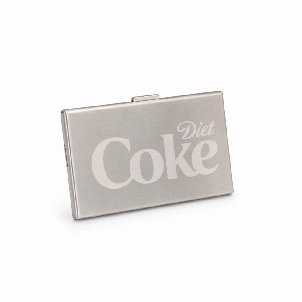 DIET COKE | CLASSIC  METAL WALLET | SILVER 1
