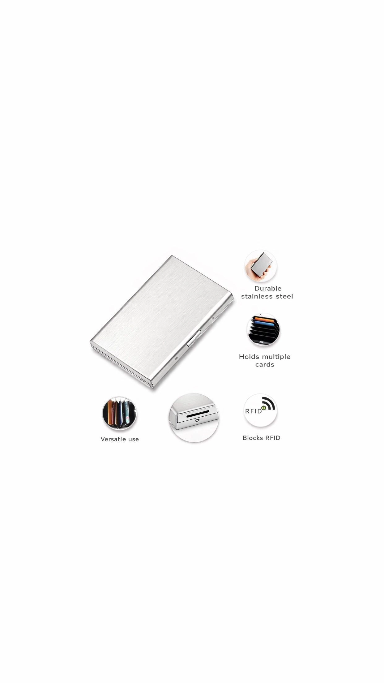 Marlbolo EDITION | CLASSIC  METAL WALLET | SILVER 3