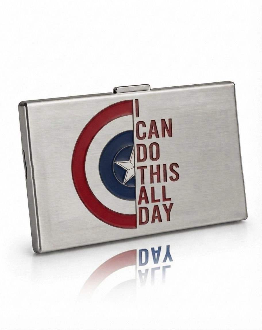CAPTAIN AMERICA | CLASSIC METAL WALLET | SILVER 1