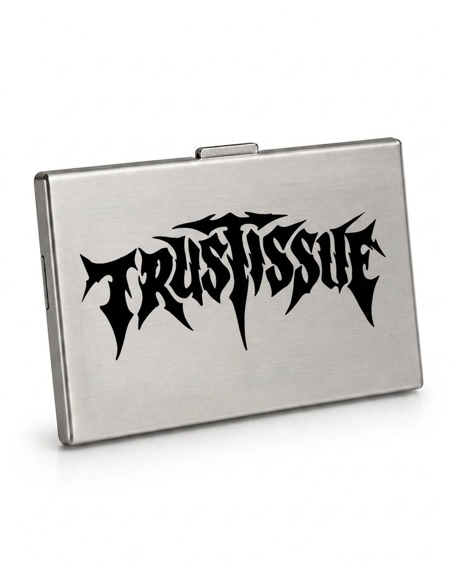 TRUST ISSUES | CLASSIC METAL WALLET | SILVER 1