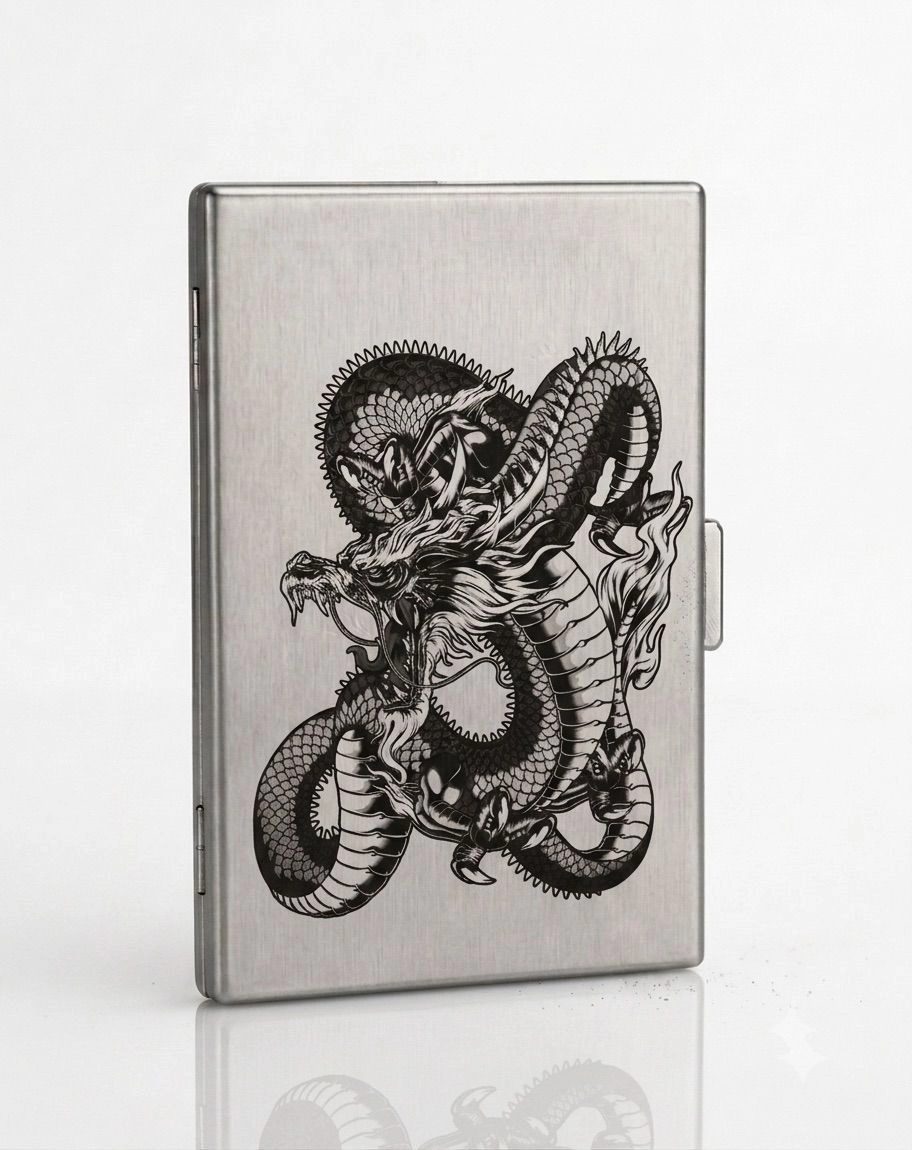 DRAGON | CLASSIC METAL WALLET | SILVER 1