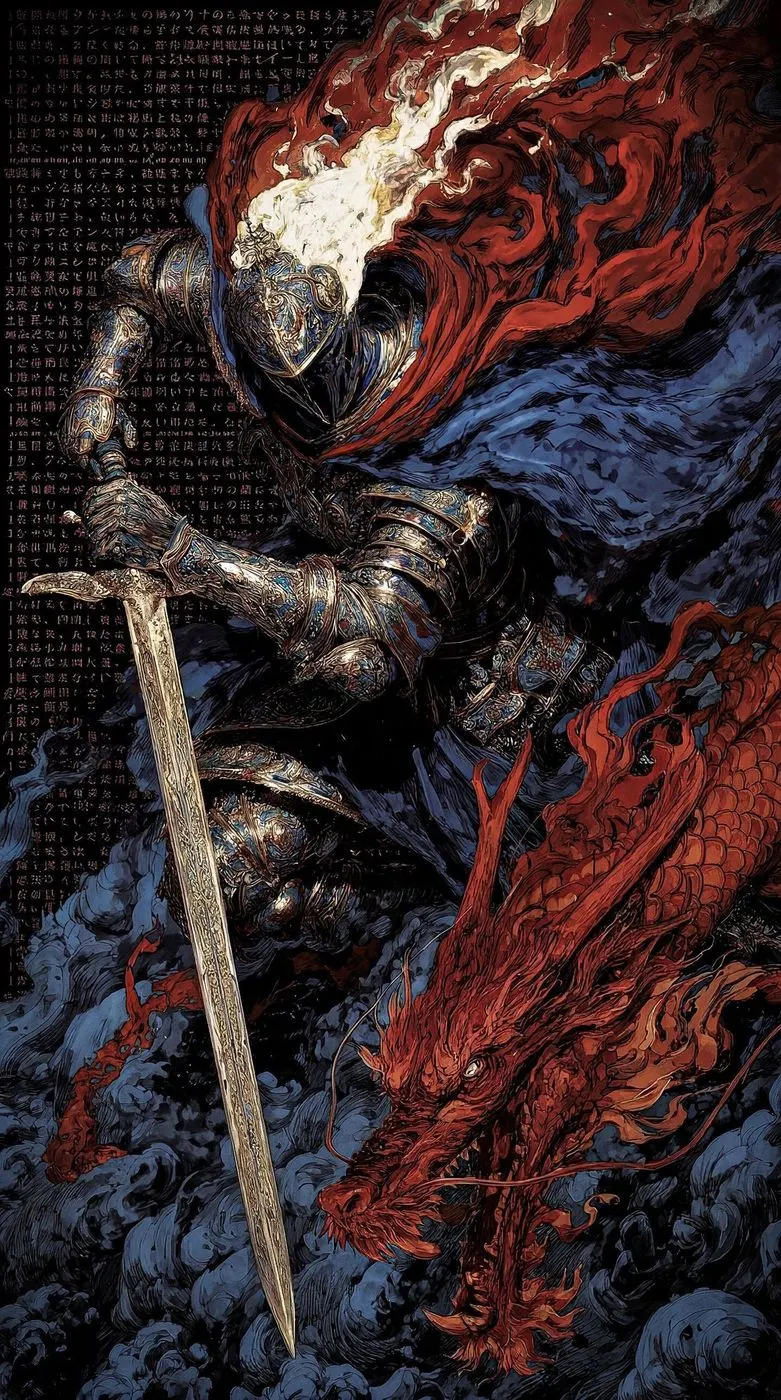 Dragon Knight | POSTER A4 | 2