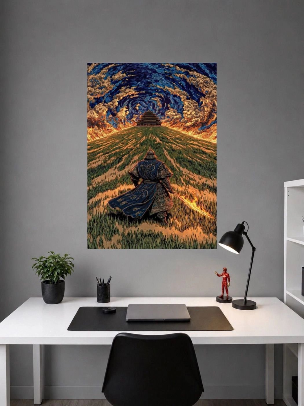 Flamebound Samurai | POSTER A3 | 1
