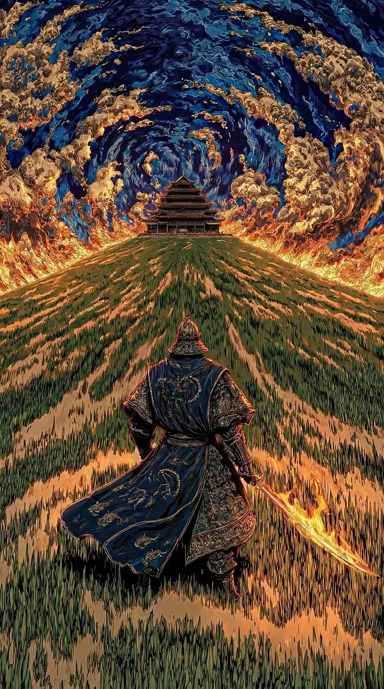 Flamebound Samurai | POSTER A3 | 2