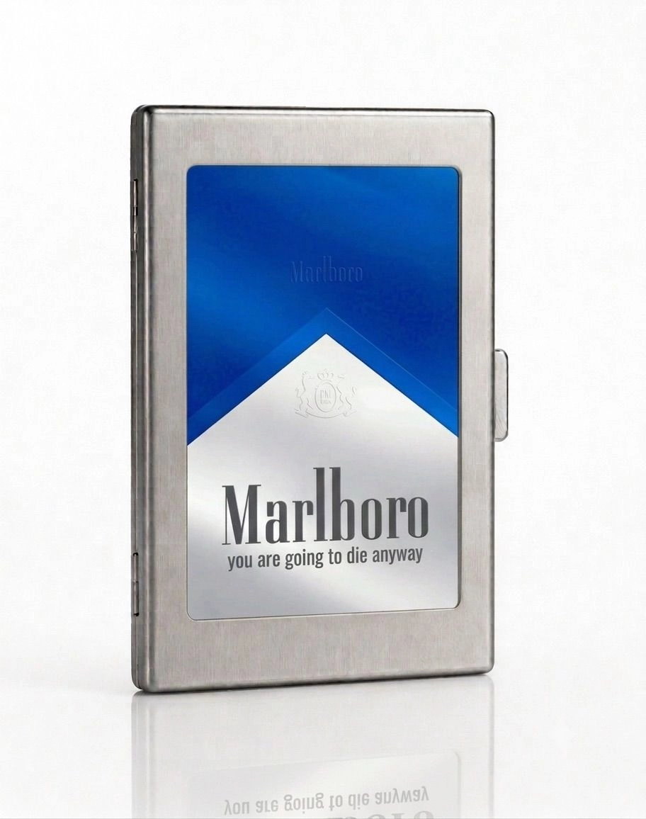 MARLBORO FINE | CLASSIC METAL WALLET | SILVER 1