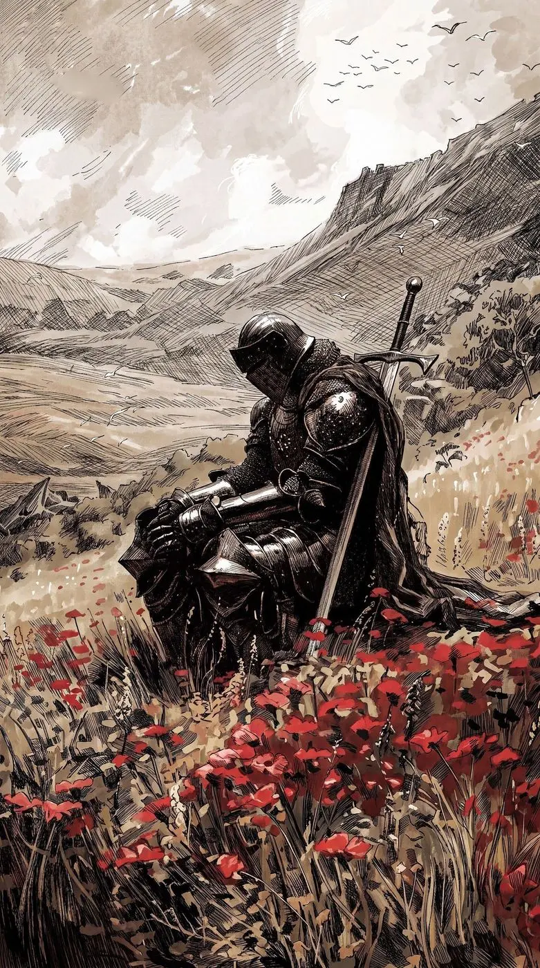 THE LONELY KNIGHT | POSTER A3 | 2