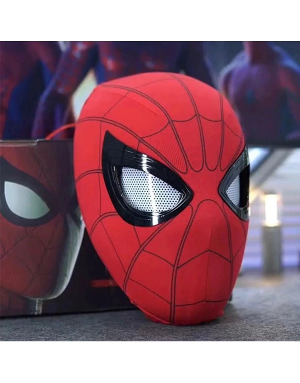 SPIDER-MAN MASK | Jaw Controlling Eyes | Blinking Mask | 5