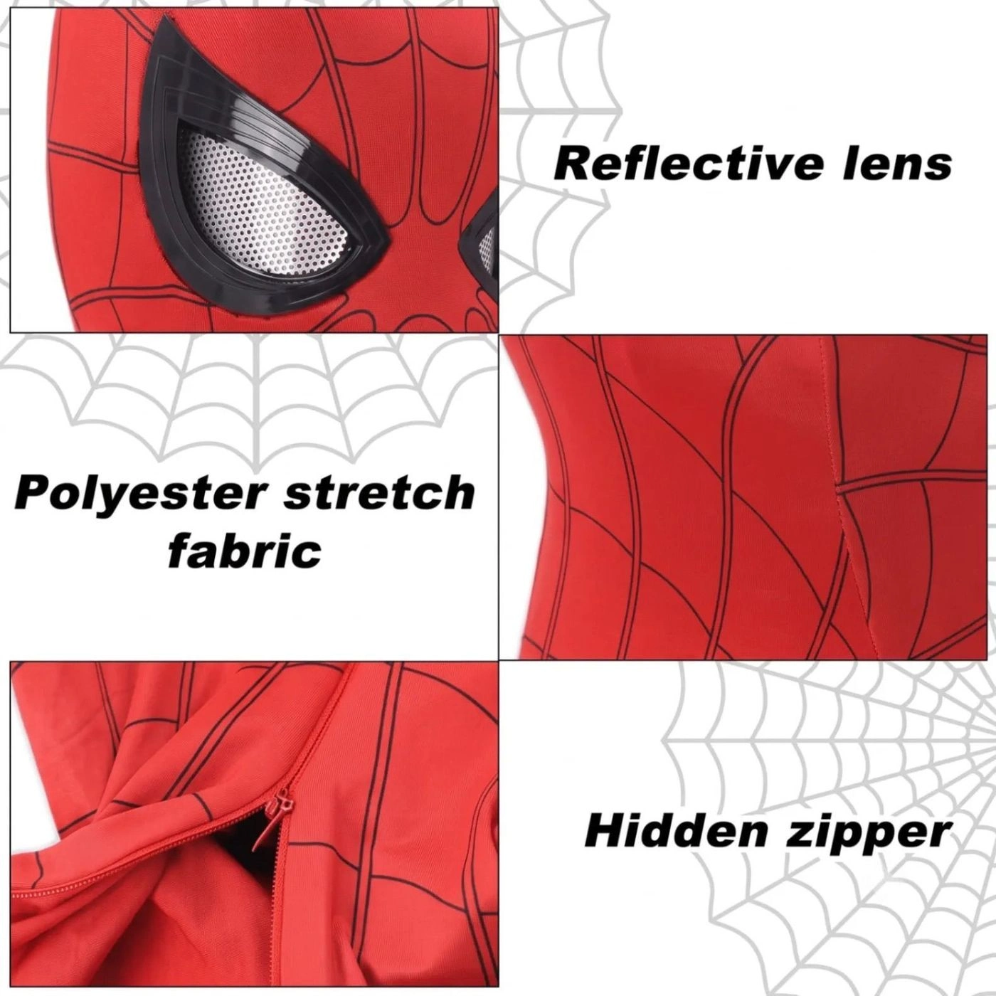 SPIDER-MAN MASK | Jaw Controlling Eyes | Blinking Mask | 3