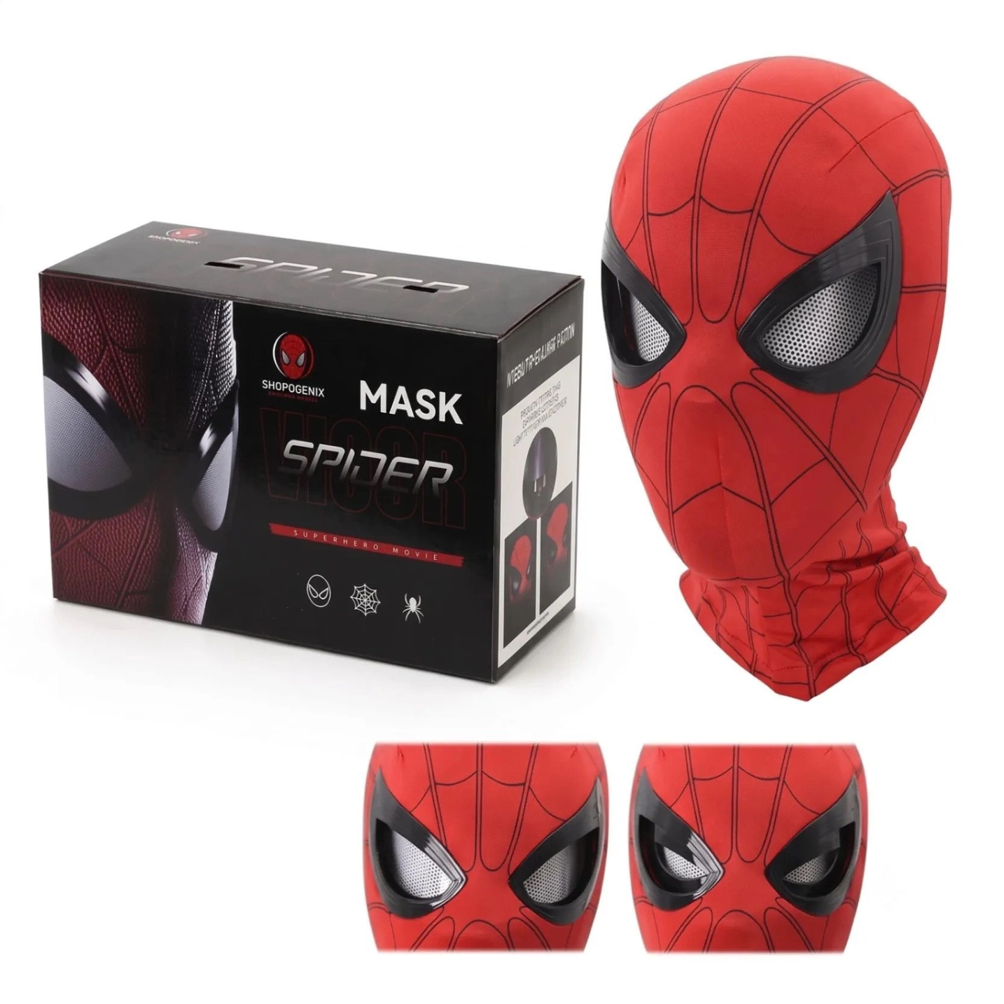 SPIDER-MAN MASK | Jaw Controlling Eyes | Blinking Mask | 1
