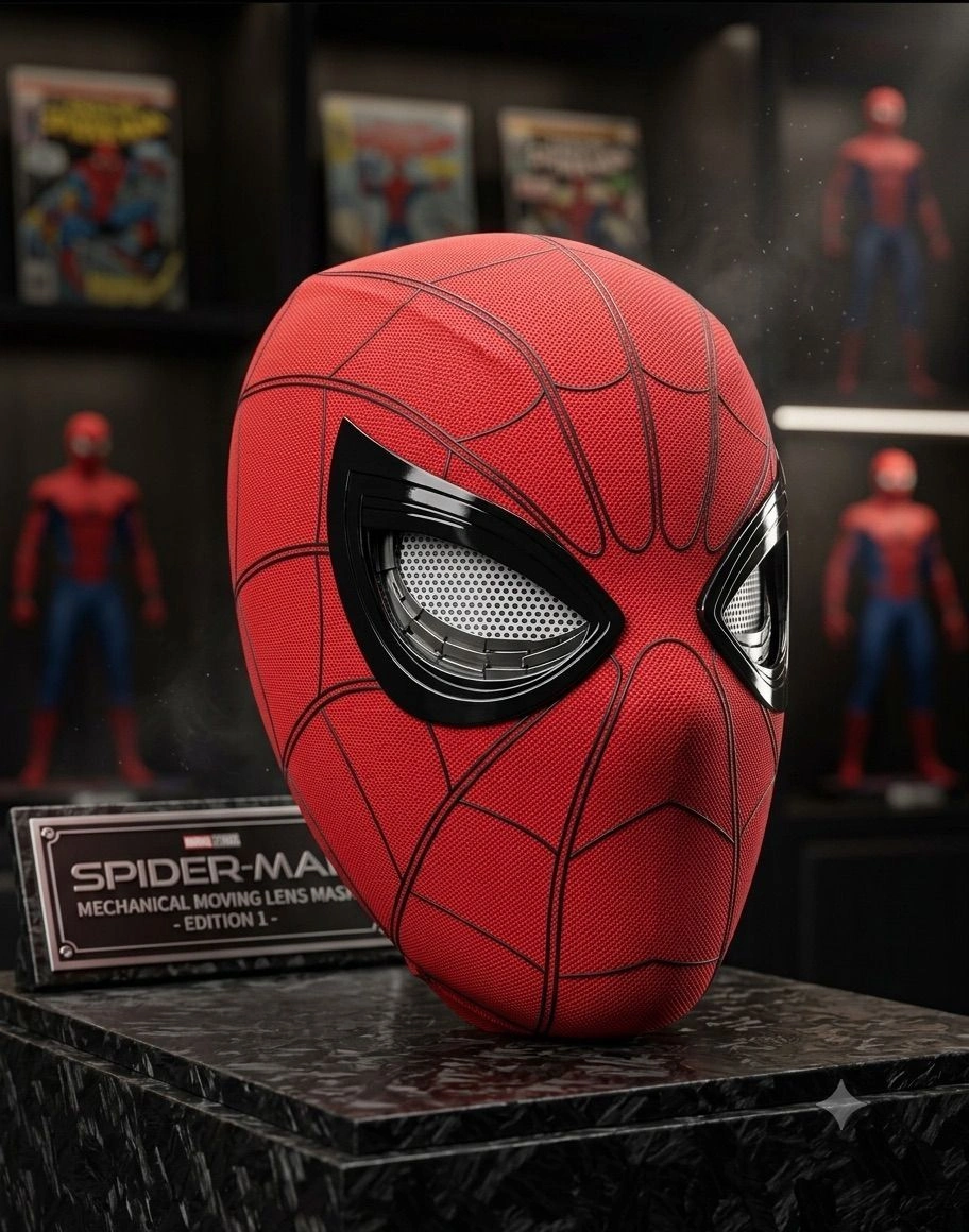 SPIDER-MAN MASK | Jaw Controlling Eyes | Blinking Mask | 2
