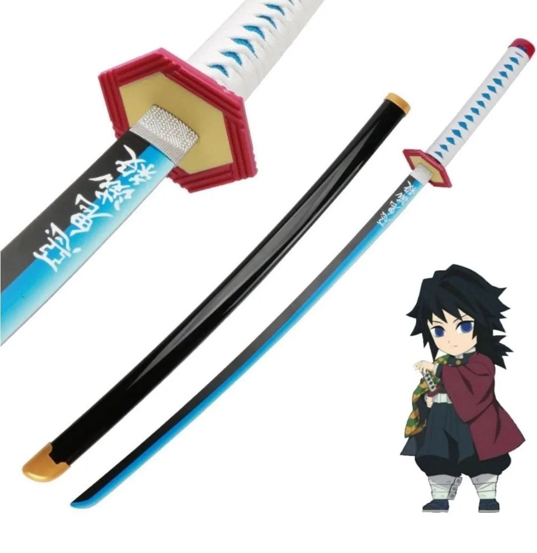 Giyu Tomioka Nichirin Wooden Katana (104cm) 1