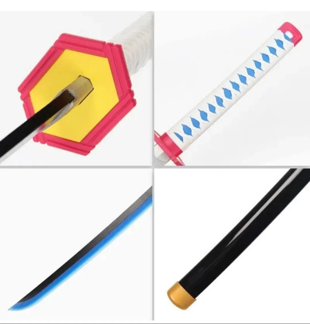 Giyu Tomioka Nichirin Wooden Katana (104cm) 4