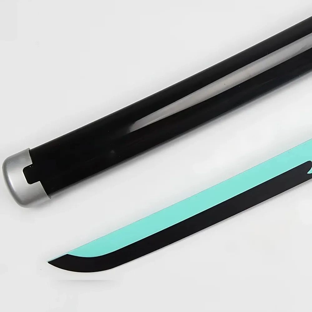 Tanjiro Kamado Blue Blade Wooden Katana (104cm) 5