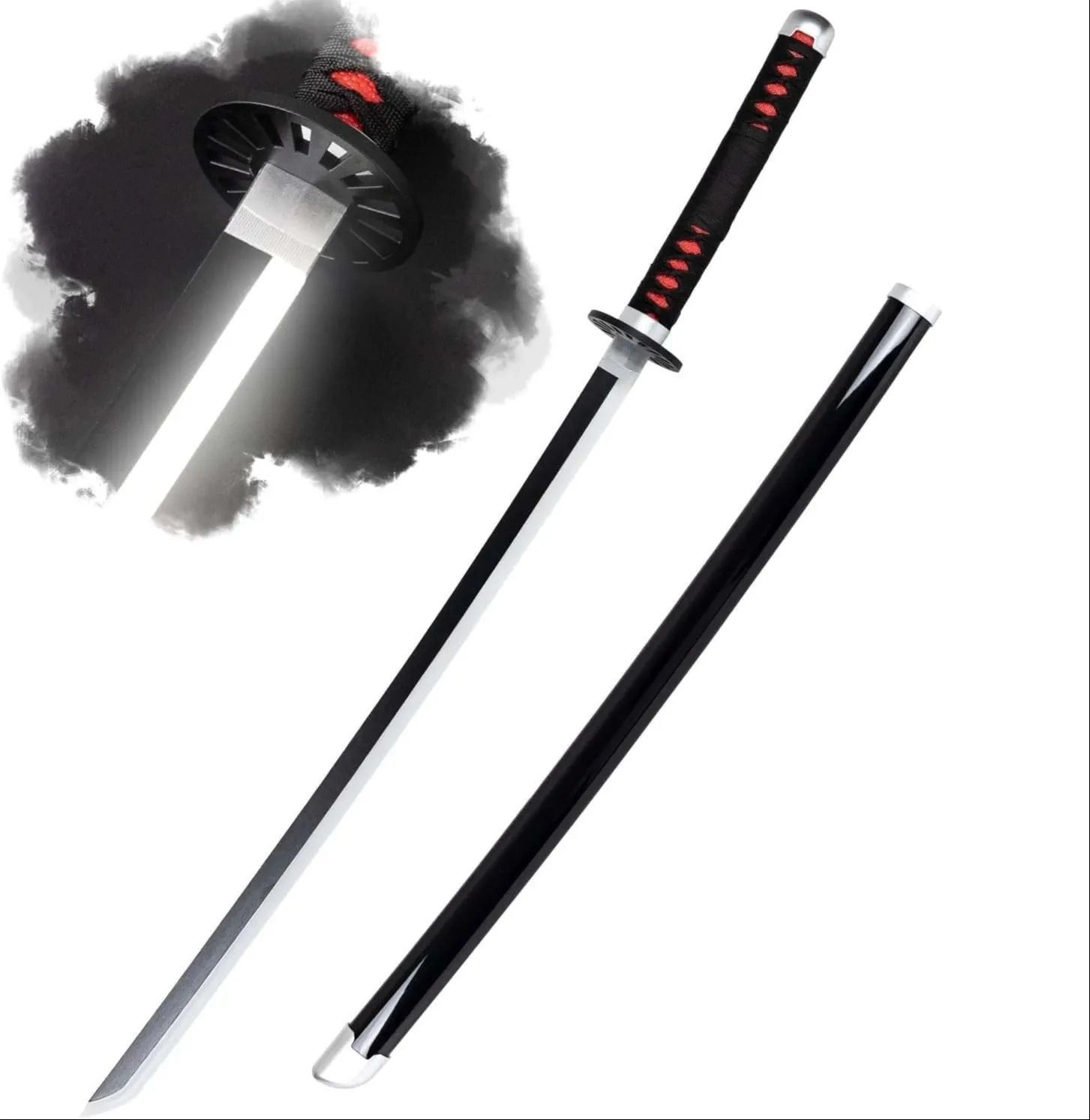 Tanjiro Wooden Katana with LED (104cm) 2