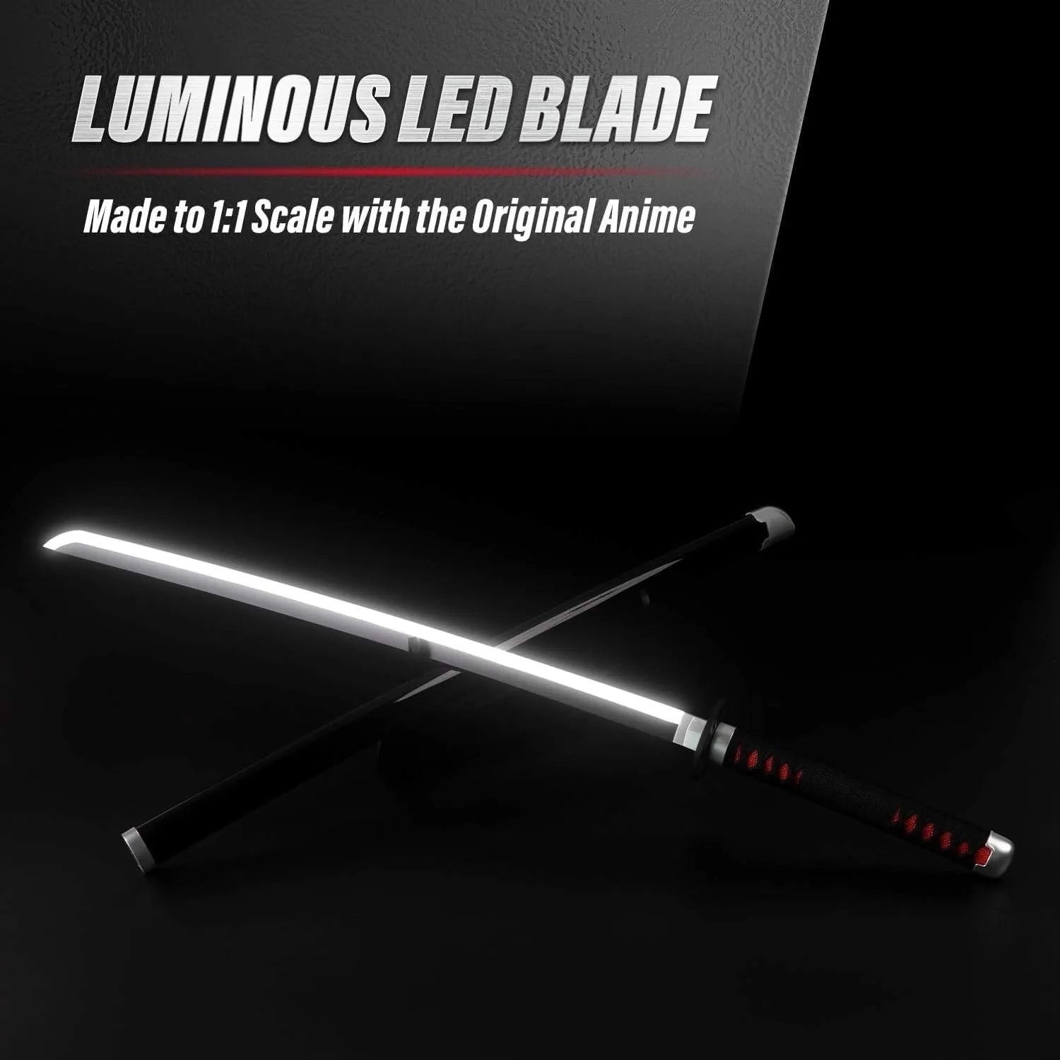 Tanjiro Wooden Katana with LED (104cm) 4