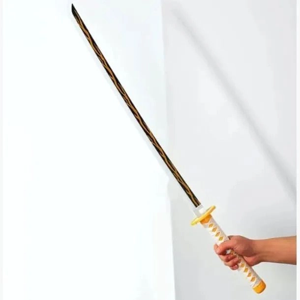 Zenitsu Agatsuma Wooden Katana with LED (104cm) 3