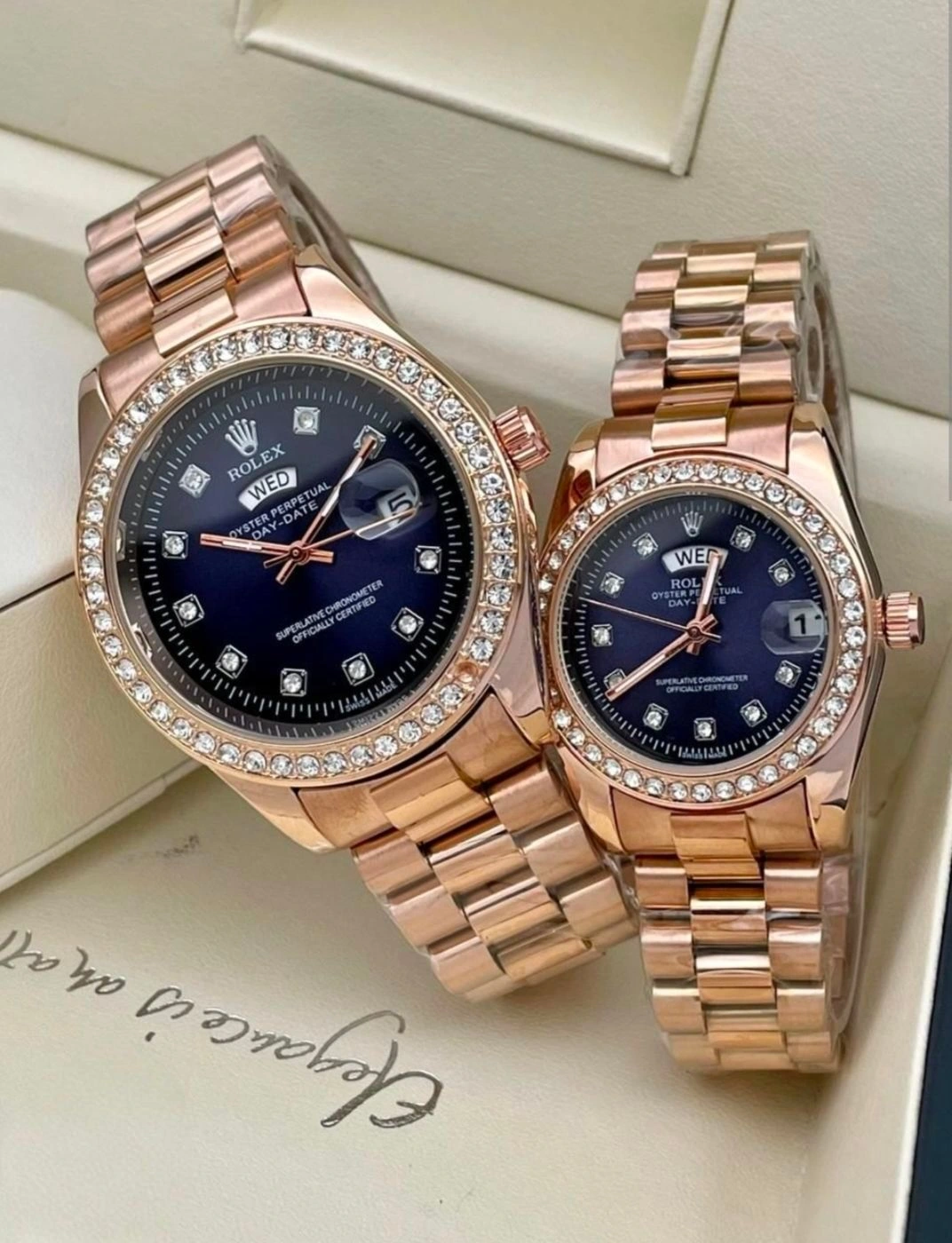 Rolex Day-Date couple watches