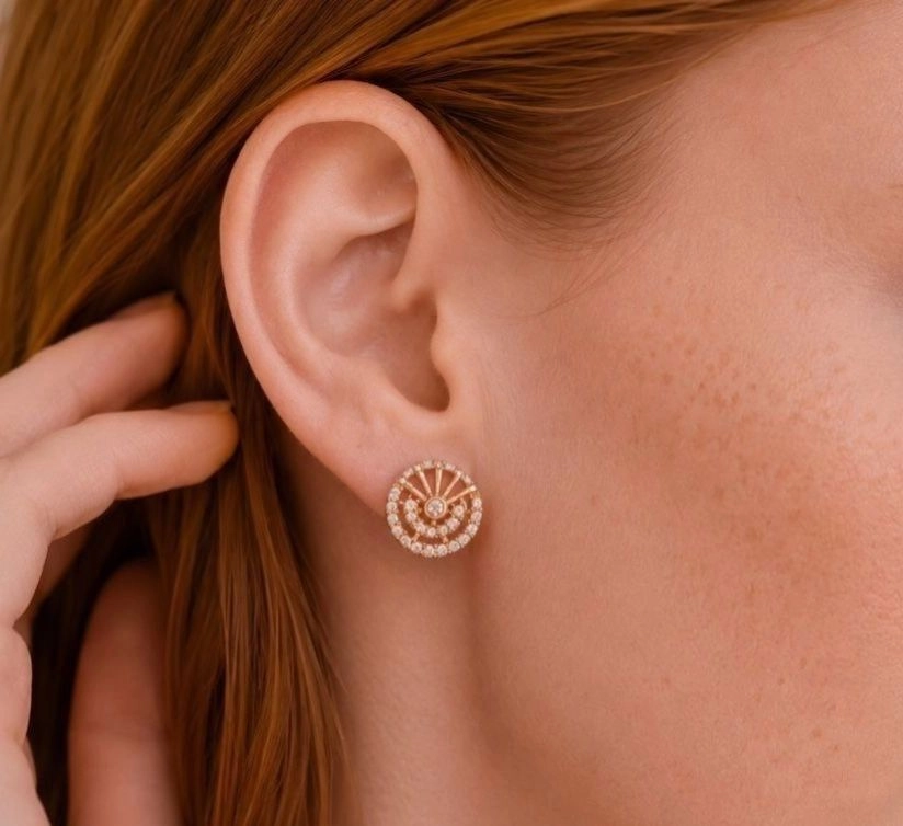 American diamond studs