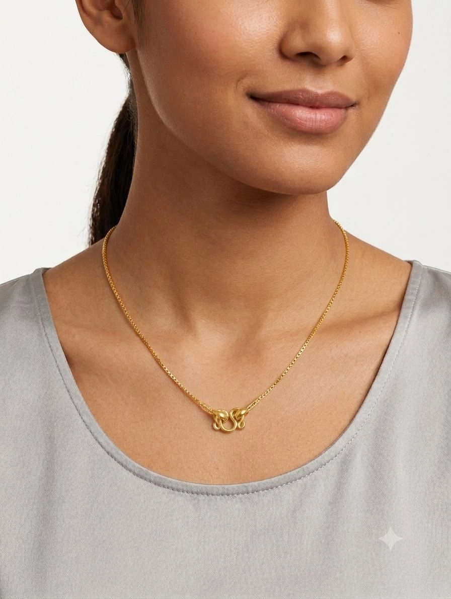 Gold Plated Box Chain 18Inches (​🚚 Ship Same Day) 2