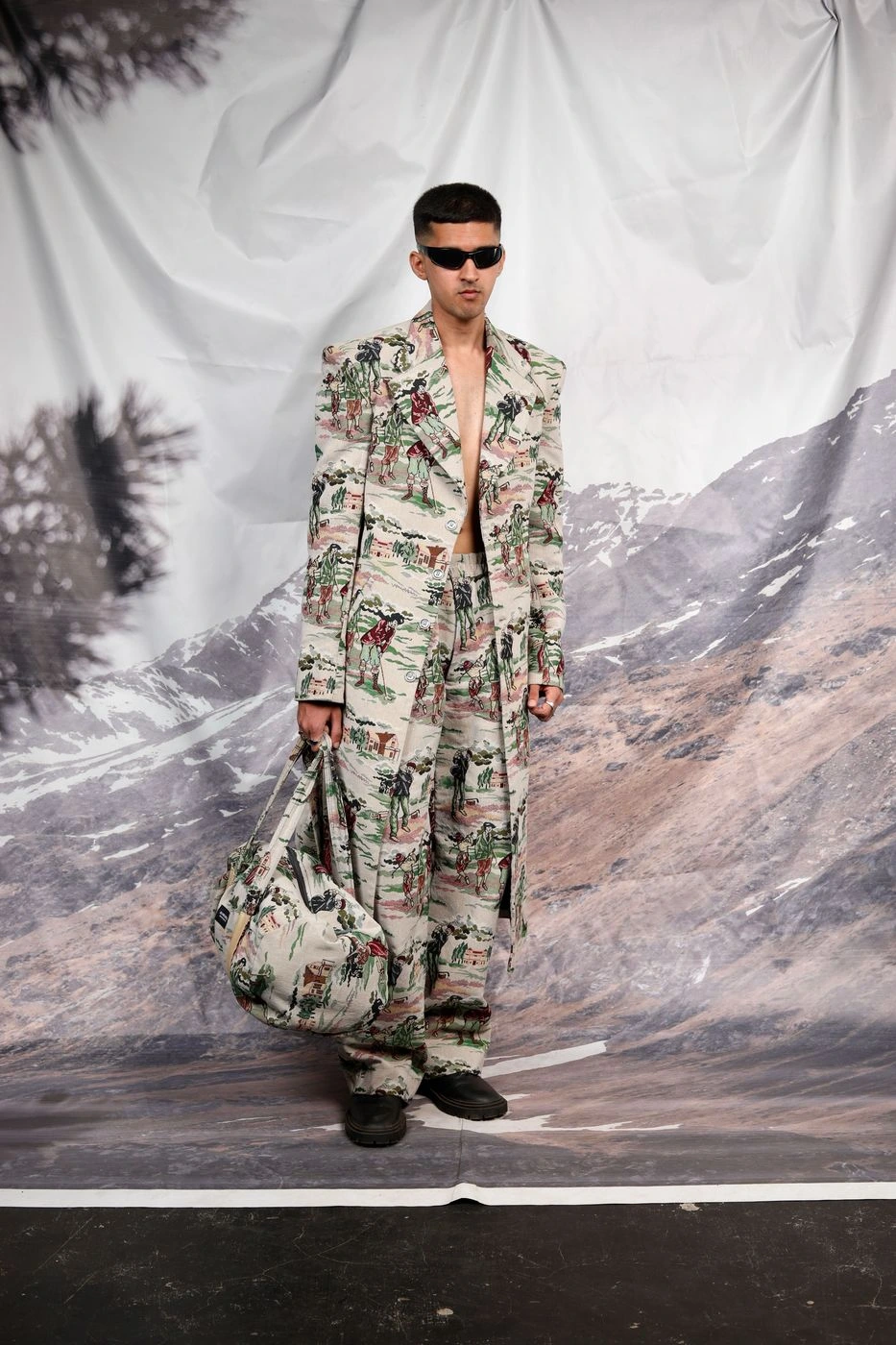 The players long jacket set 2
