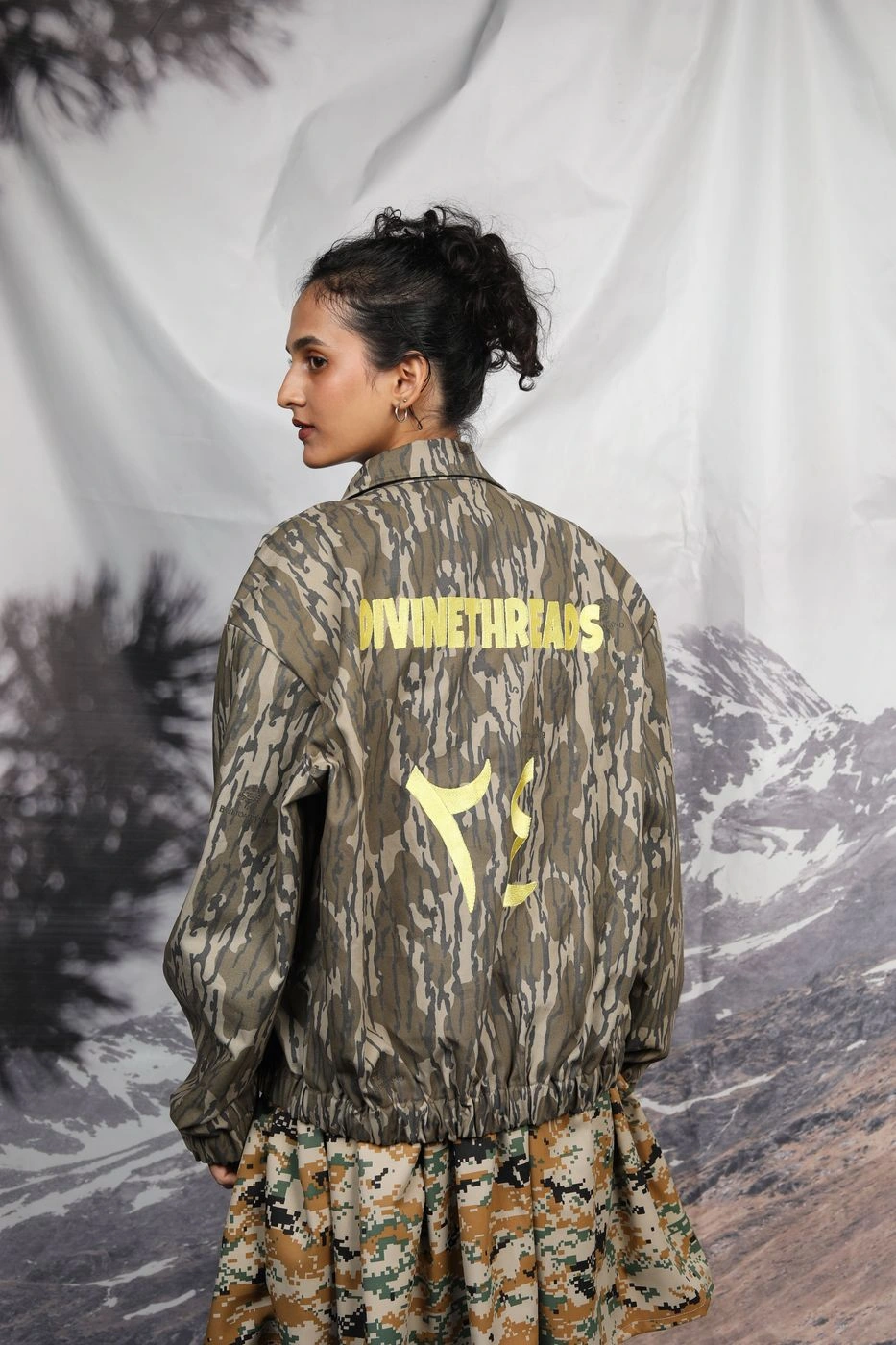 Camouflage bomber jacket 2
