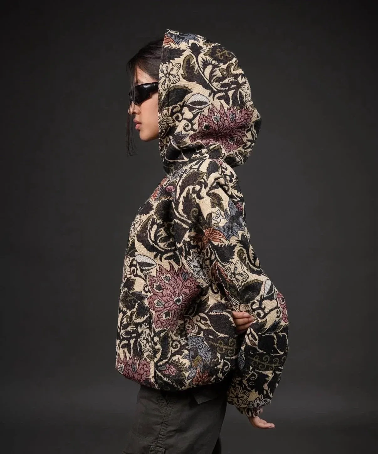 The floral jacquard hoodie 1.0 3